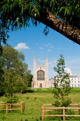 King's College CHapel from across the River Cam