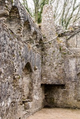 Remains of a corner chimney