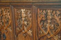 Parclose screen carving