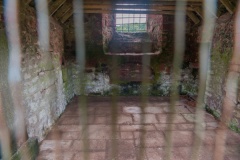 Looking into the aisle through the gate