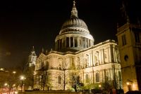 St Paul's at night