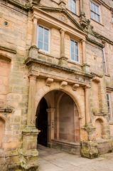 The main visitor entrance