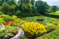 Formal parterre gardens