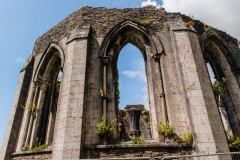 Abbey chapter house ruins