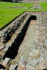 Melrose Abbey canal