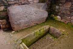 Inside the cairn