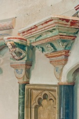 Jesus Chapel painted capitals