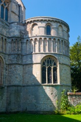 The apse exterior
