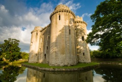 Nunney Castle and moat