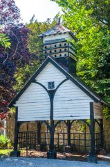 An old dovecot in the castle grounds