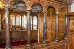 Pew arcading from the chancel