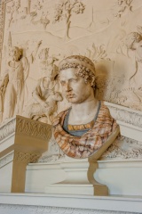 Roman bust, entrance hall