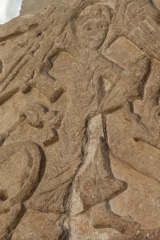 Carving detail on the Tympanum