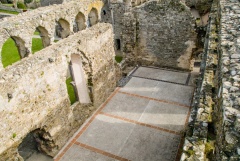 Bishop's bed chamber from above