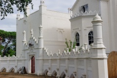 The entrance facade
