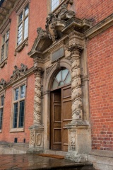 The house entrance