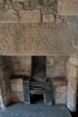 Abbot's chamber fireplace