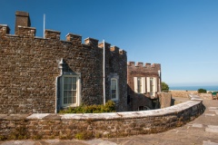 The tower parapet walk