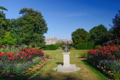 The formal gardens