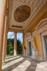 The west portico
