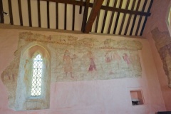 Medieval wall paintings, chancel