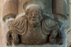 Purbeck marble carved capital