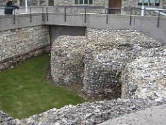 Winchester Castle foundations