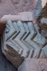 Chevron on east inner capital