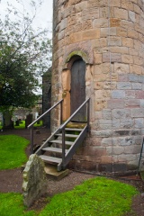 The tower entrance