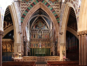 The east end of All Saints, Margaret Street