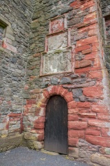 The tower house entrance