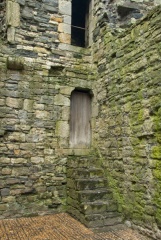 Stairs to the first floor of the tower