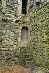 Stairs to the first floor of the tower