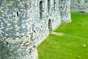 The view from the castle parapet
