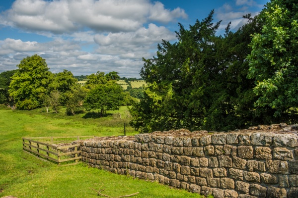 Hadrian's Wall at Brunton Turret