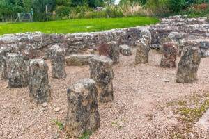 Hypocaust system at the farmhouse