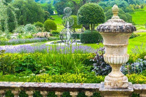 The formal Millennium Garden at Castle Hill