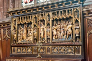 Chapel of St Oswald reredos by CE Kempe