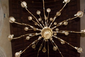 18th century chandelier in the nave