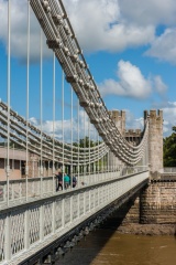 Looking east along the bridge