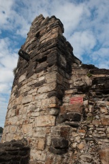 Ruined top of a watchtower