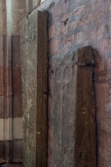 Medieval grave slabs, south transept