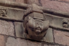 Grotesque carving, nave