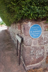 St Boniface birthplace plaque, Tolleys