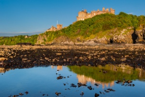 The castle from the beach