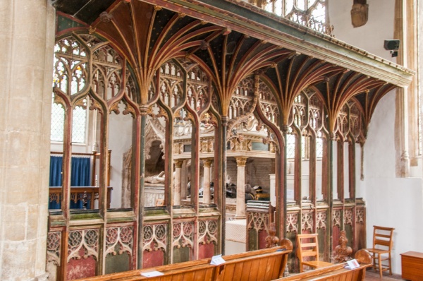 The painted medieval screen, St Peter and St Paul's Church, East Harling