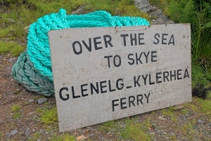 Glenelg ferry sign