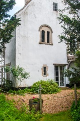 The rear of the house