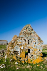 Ruined chapel walls