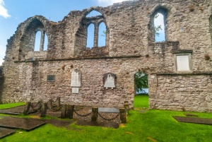 The nave of the priory church at Inchmahome